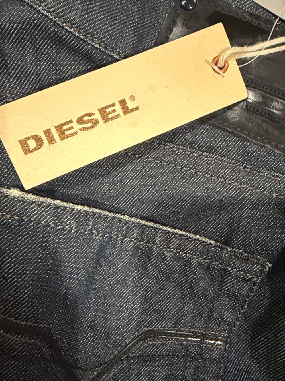 Diesel Louvely - Wash 8JC - Dark Indigo Flared Women's Denim. Made in Italy - Picture 12 of 12